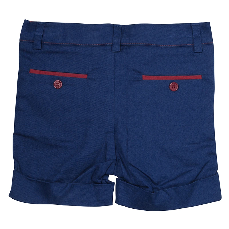 Little Marc Jacobs Navy Blue Cotton Shorts 12 Months For Kids 2 Little Marc Jacobs Navy Blue Cotton Shorts 12 Months For Kids - Image 2