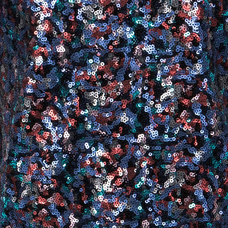 Little Marc Jacobs Multicolor Sequinned Bow Detail Short Sleeve Dress 12 Yrs For Kids 4 Little Marc Jacobs Multicolor Sequinned Bow Detail Short Sleeve Dress 12 Yrs For Kids - Image 4