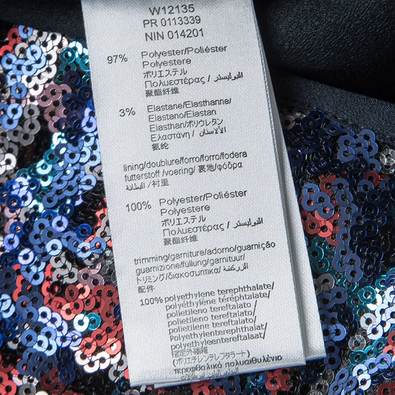 Little Marc Jacobs Multicolor Sequinned Bow Detail Short Sleeve Dress 12 Yrs For Kids 6 Little Marc Jacobs Multicolor Sequinned Bow Detail Short Sleeve Dress 12 Yrs For Kids - Image 6