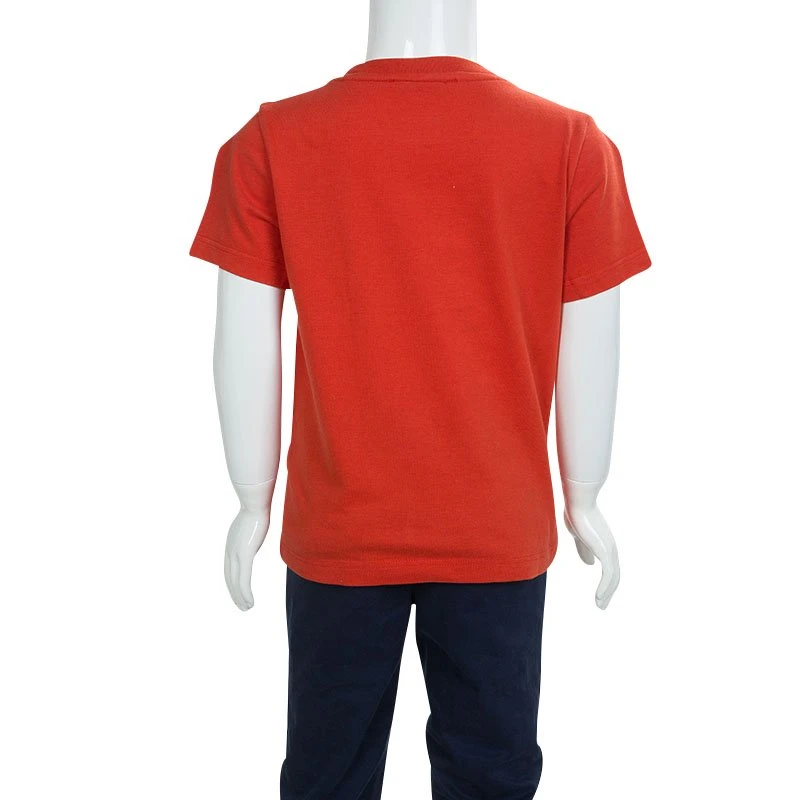 Little Marc Jacobs Red Astronaut Print Crew Neck T-Shirt 6 Yrs For Kids 3 Little Marc Jacobs Red Astronaut Print Crew Neck T-Shirt 6 Yrs For Kids - Image 3