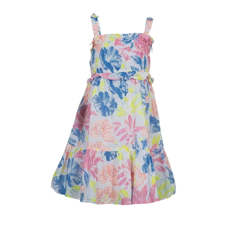 Little Marc Jacobs Multicolor Floral Print Smocking Detail Dress 6 Yrs For Kids 1 Little Marc Jacobs Multicolor Floral Print Smocking Detail Dress 6 Yrs For Kids