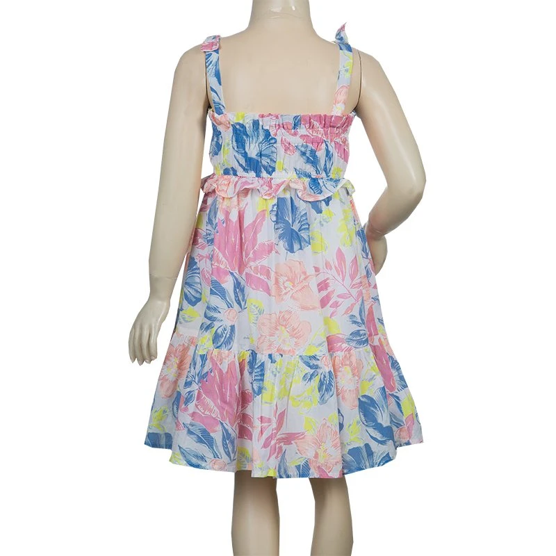 Little Marc Jacobs Multicolor Floral Print Smocking Detail Dress 6 Yrs For Kids 3 Little Marc Jacobs Multicolor Floral Print Smocking Detail Dress 6 Yrs For Kids - Image 3