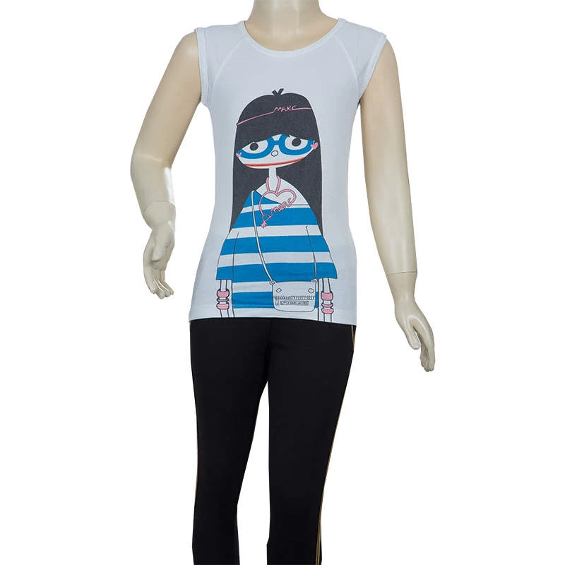 Little Marc Jacobs White Graphic Print T Shirt 6 Yrs For Kids 2 Little Marc Jacobs White Graphic Print T Shirt 6 Yrs For Kids - Image 2