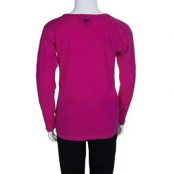 Little Marc Jacobs Pink Printed Long Sleeve T-Shirt 8 Yrs For Kids 18 Little Marc Jacobs Pink Printed Long Sleeve T-Shirt 8 Yrs For Kids -Marc Jacobs shop luxury kids marc jacobs used girls clothing p63971 0003