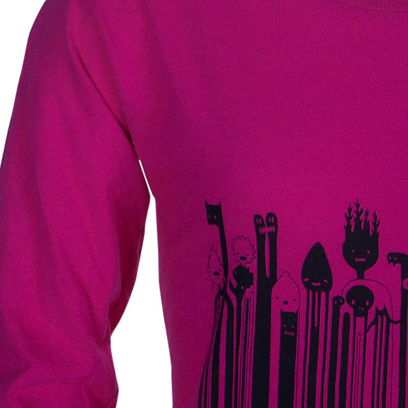 Little Marc Jacobs Pink Printed Long Sleeve T-Shirt 8 Yrs For Kids 5 Little Marc Jacobs Pink Printed Long Sleeve T-Shirt 8 Yrs For Kids - Image 5