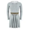 Little Marc Jacobs Grey Knit Long Sleeve Dress 8 Yrs For Kids