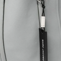 Marc Jacobs Grey Pebbled Leather The Tag Tote For Women -Marc Jacobs shop luxury women marc by marc jacobs used handbags p431791 010