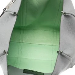 Marc Jacobs Grey Pebbled Leather The Tag Tote For Women -Marc Jacobs shop luxury women marc by marc jacobs used handbags p431791 011