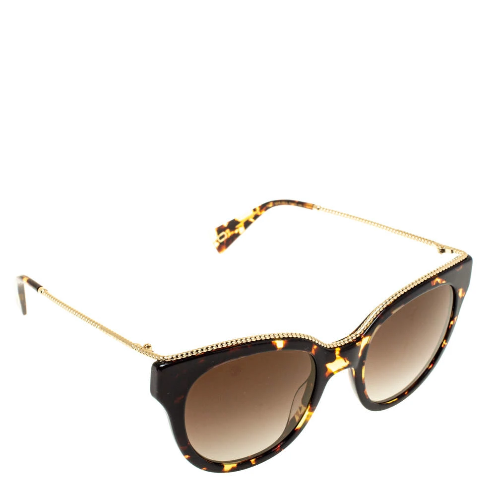 Marc Jacobs Brown Tortoise Gradient Marc 165/S Twisted Temple Cat Eye Sunglasses For Women 1 Marc Jacobs Brown Tortoise Gradient Marc 165/S Twisted Temple Cat Eye Sunglasses For Women