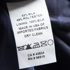 Marc Jacobs Navy Blue Front Drape Detail Maxi Skirt S For Women -Marc Jacobs shop luxury women marc jacobs new clothes p104299 006