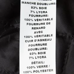 Marc Jacobs Black Goat Leather Fox Fur Trim Embellished Moto Jacket S For Women 11 Marc Jacobs Black Goat Leather Fox Fur Trim Embellished Moto Jacket S For Women -Marc Jacobs shop luxury women marc jacobs new clothes p120977 0006