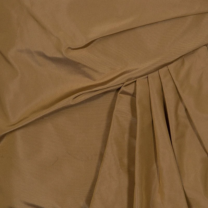 Marc Jacobs Tan Gathered Silk Skirt S For Women 7 Marc Jacobs Tan Gathered Silk Skirt S For Women - Image 7