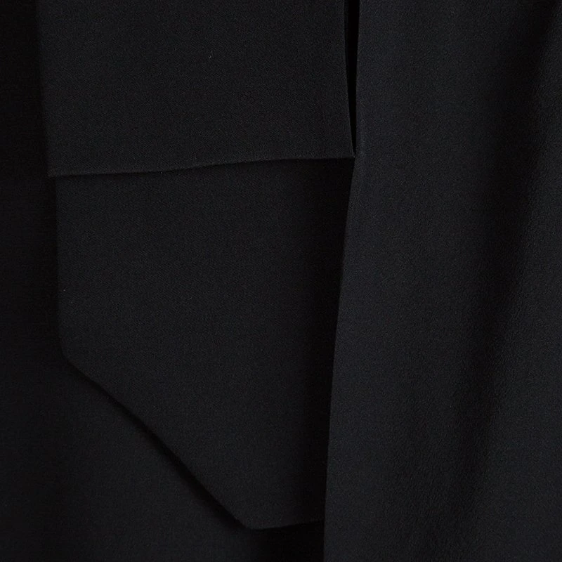 Marc Jacobs Black Silk Long Sleeve Blouse L For Women 4 Marc Jacobs Black Silk Long Sleeve Blouse L For Women - Image 4