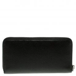 Marc Jacobs Black Leather Gotham Zip Around Wallet For Women -Marc Jacobs shop luxury women marc jacobs new handbags p117598 004 scaled