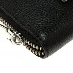 Marc Jacobs Black Leather Gotham Zip Around Wallet For Women -Marc Jacobs shop luxury women marc jacobs new handbags p117598 009 scaled