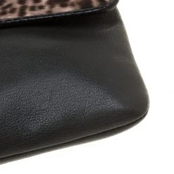 Marc Jacobs Black/Beige Leopard Print Calfhair And Leather Safari Vip Clutch For Women 23 Marc Jacobs Black/Beige Leopard Print Calfhair And Leather Safari Vip Clutch For Women -Marc Jacobs shop luxury women marc jacobs new handbags p182497 009