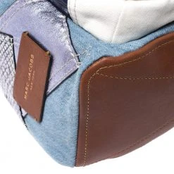 Marc Jacobs Multicolor Denim Patchwork Biker Backpack For Women -Marc Jacobs shop luxury women marc jacobs new handbags p272936 011