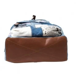 Marc Jacobs Multicolor Denim Patchwork Biker Backpack For Women -Marc Jacobs shop luxury women marc jacobs new handbags p272936 012