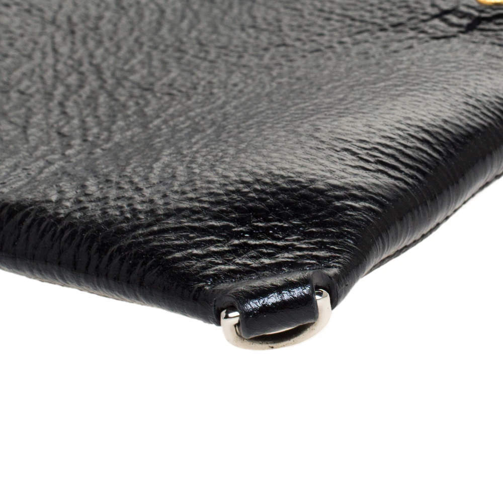 Marc Jacobs Black Laser Cut Leather Embellished Wingman Tote For Women 12 Marc Jacobs Black Laser Cut Leather Embellished Wingman Tote For Women - Image 12