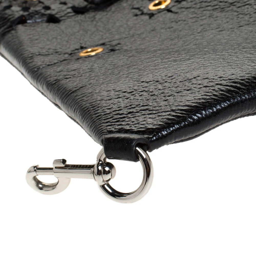 Marc Jacobs Black Laser Cut Leather Embellished Wingman Tote For Women 11 Marc Jacobs Black Laser Cut Leather Embellished Wingman Tote For Women - Image 11