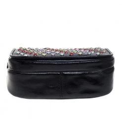 Marc Jacobs Black Patent Leather Jewel Embellished Courier Crossbody Bag For Women 17 Marc Jacobs Black Patent Leather Jewel Embellished Courier Crossbody Bag For Women -Marc Jacobs shop luxury women marc jacobs new handbags p393129 007