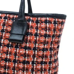 Marc Jacobs Orange Tweed The Hole Tote Bag For Women -Marc Jacobs shop luxury women marc jacobs new handbags p42232 006