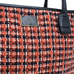 Marc Jacobs Orange Tweed The Hole Tote Bag For Women -Marc Jacobs shop luxury women marc jacobs new handbags p42232 008