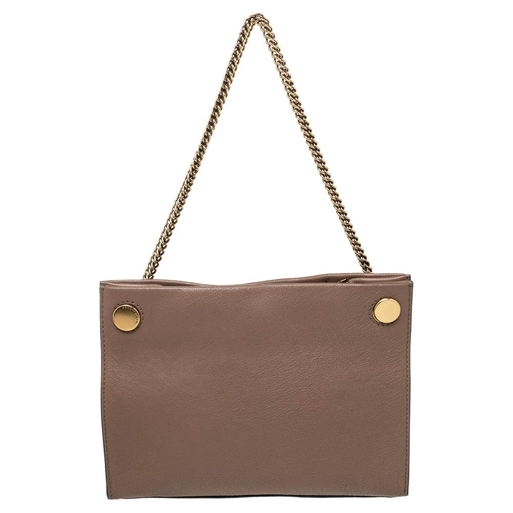 Marc Jacobs Pale Brown Leather Double Link 27 Shoulder Bag For Women 4 Marc Jacobs Pale Brown Leather Double Link 27 Shoulder Bag For Women - Image 4