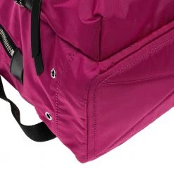 Marc Jacobs Pink/Black Nylon And Leather Medium Backpack For Women -Marc Jacobs shop luxury women marc jacobs new handbags p480188 005