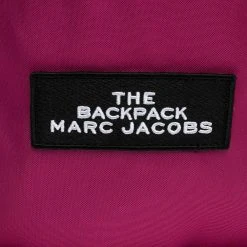 Marc Jacobs Pink/Black Nylon And Leather Medium Backpack For Women -Marc Jacobs shop luxury women marc jacobs new handbags p480188 007