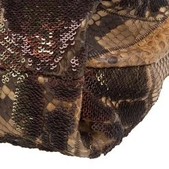 Marc Jacobs Beige Python And Sequins Mae Shoulder Bag For Women -Marc Jacobs shop luxury women marc jacobs new handbags p49911 0011