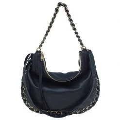 Marc Jacobs Black Leather Laces Nomad Hobo For Women