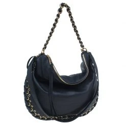 Marc Jacobs Black Leather Laces Nomad Hobo For Women -Marc Jacobs shop luxury women marc jacobs new handbags p50408 003