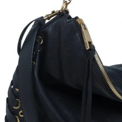 Marc Jacobs Black Leather Laces Nomad Hobo For Women -Marc Jacobs shop luxury women marc jacobs new handbags p50408 007