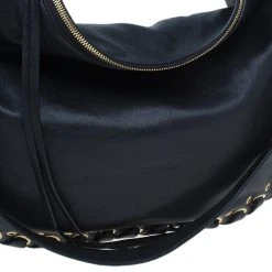 Marc Jacobs Black Leather Laces Nomad Hobo For Women -Marc Jacobs shop luxury women marc jacobs new handbags p50408 008