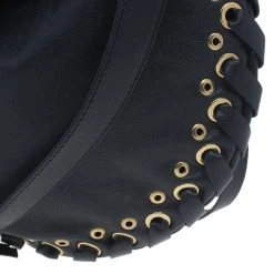 Marc Jacobs Black Leather Laces Nomad Hobo For Women -Marc Jacobs shop luxury women marc jacobs new handbags p50408 009