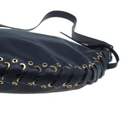 Marc Jacobs Black Leather Laces Nomad Hobo For Women -Marc Jacobs shop luxury women marc jacobs new handbags p50408 011