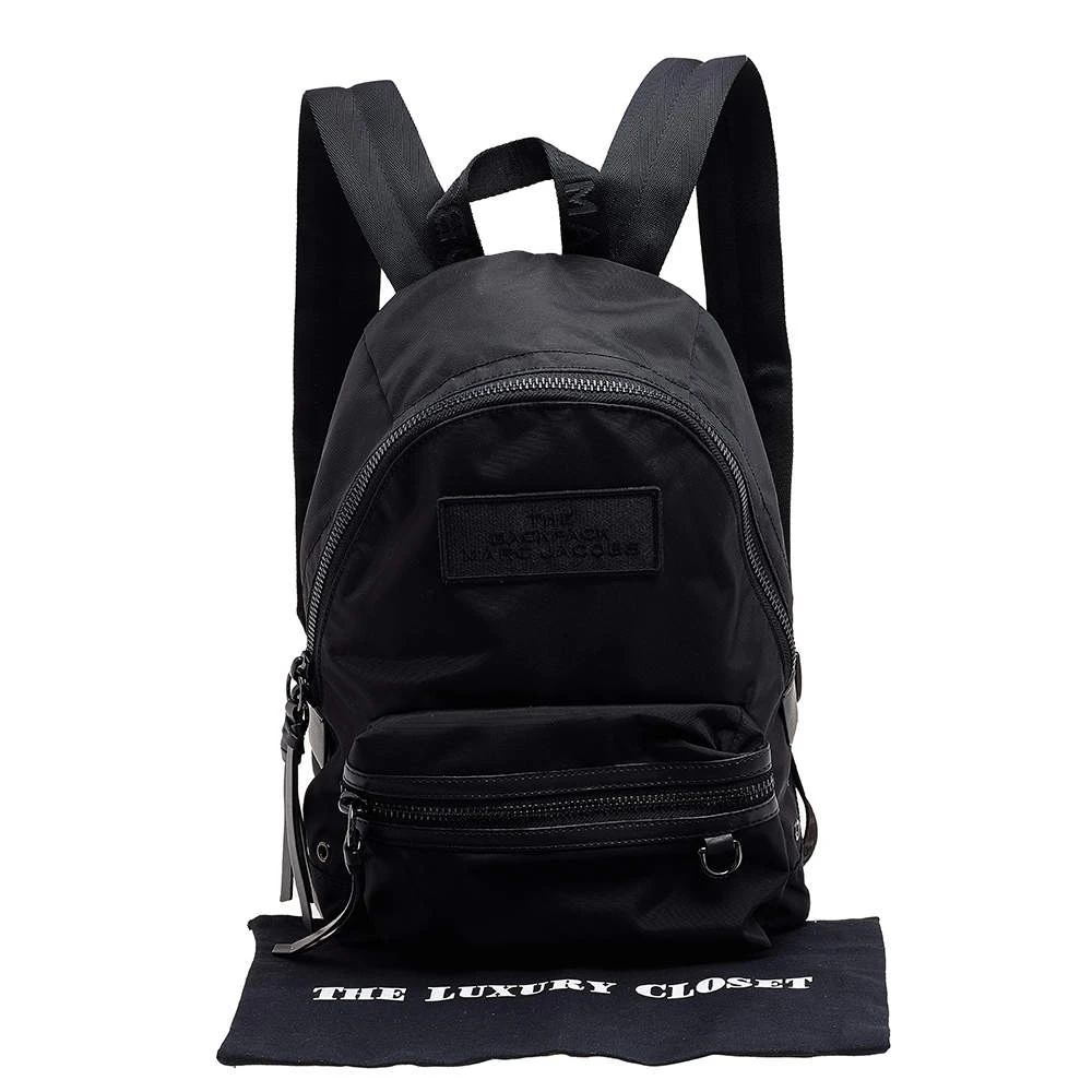 Marc Jacobs Black Nylon And Leather Backpack For Women 9 Marc Jacobs Black Nylon And Leather Backpack For Women - Image 9