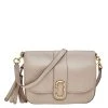 Marc Jacobs Beige Leather Interlock Messenger For Women