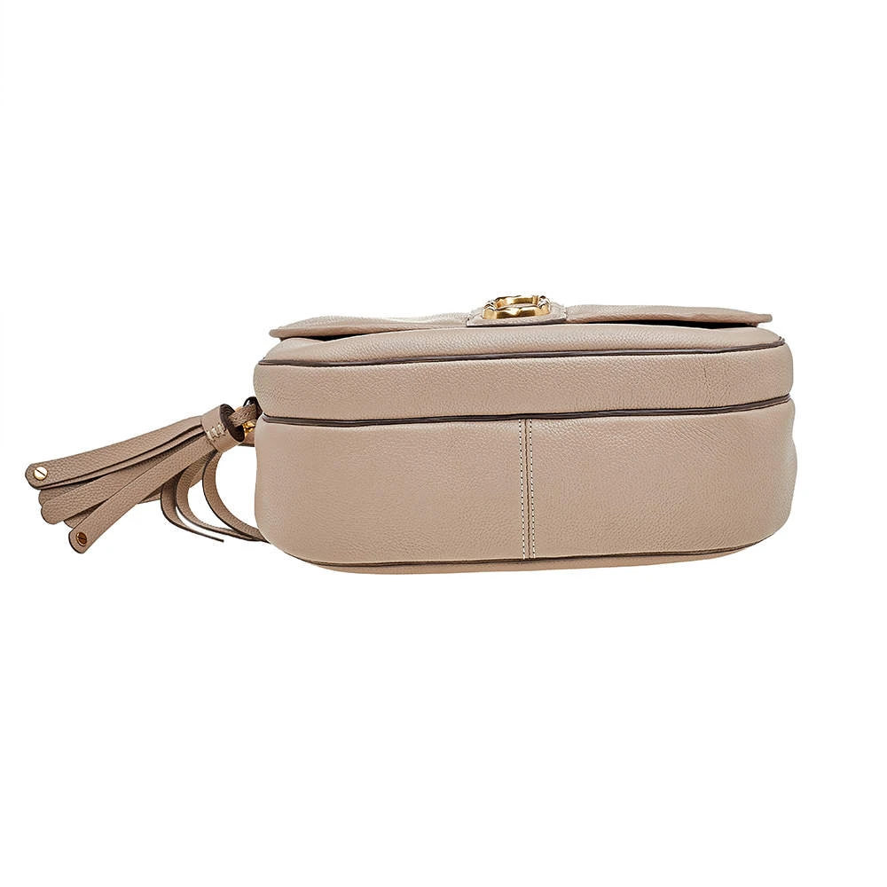 Marc Jacobs Beige Leather Interlock Messenger For Women 6 Marc Jacobs Beige Leather Interlock Messenger For Women - Image 6