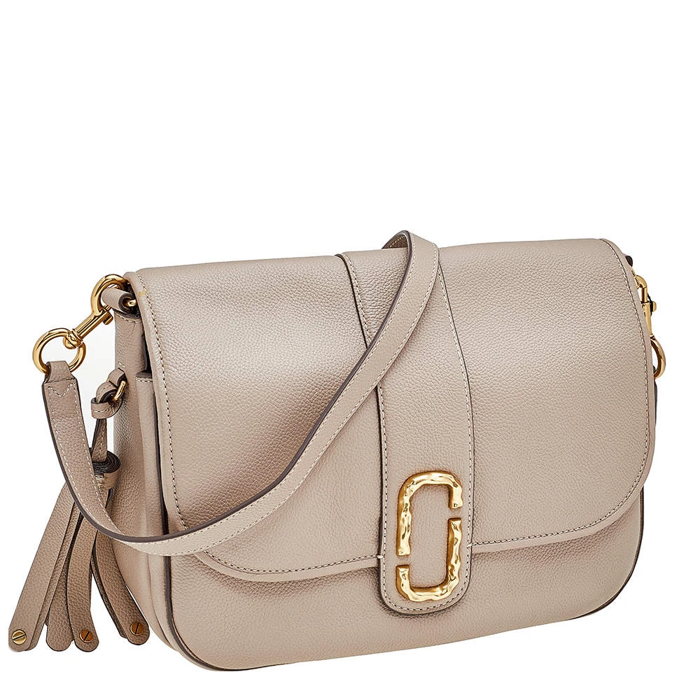 Marc Jacobs Beige Leather Interlock Messenger For Women 3 Marc Jacobs Beige Leather Interlock Messenger For Women - Image 3