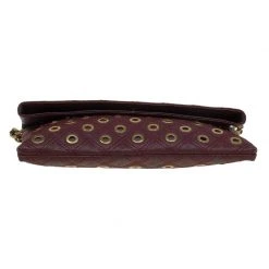 Marc Jacobs Burgundy Leather Sandy Eyelets Shoulder Bag For Women 14 Marc Jacobs Burgundy Leather Sandy Eyelets Shoulder Bag For Women -Marc Jacobs shop luxury women marc jacobs new handbags p89682 005