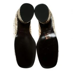 Marc Jacobs Metallic Gold Coarse Glitter Camilla Block Heel Ankle Boots Size 37 For Women 13 Marc Jacobs Metallic Gold Coarse Glitter Camilla Block Heel Ankle Boots Size 37 For Women -Marc Jacobs shop luxury women marc jacobs new shoes p180488 001
