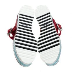 Marc Jacobs Metallic Red Nubuck Suzi Crystal Embellished Brooch Mary Jane Espadrille Platforms Size 39 For Women 13 Marc Jacobs Metallic Red Nubuck Suzi Crystal Embellished Brooch Mary Jane Espadrille Platforms Size 39 For Women -Marc Jacobs shop luxury women marc jacobs new shoes p256156 001