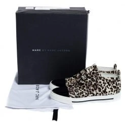 Marc Jacobs Black/Brown Animal Print Pony Hair And Patent High Top Sneakers Size 38 For Women 15 Marc Jacobs Black/Brown Animal Print Pony Hair And Patent High Top Sneakers Size 38 For Women -Marc Jacobs shop luxury women marc jacobs new shoes p320223 006
