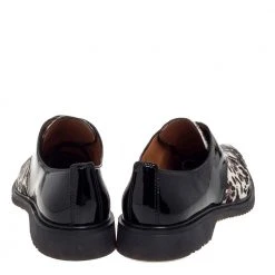 Marc Jacobs Black Patent Leather And Pony Hair Lace Up Derby Size 40 For Women 12 Marc Jacobs Black Patent Leather And Pony Hair Lace Up Derby Size 40 For Women -Marc Jacobs shop luxury women marc jacobs new shoes p324741 004