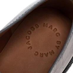 Marc Jacobs Grey Leather Lace Up Derby Size 39 For Women -Marc Jacobs shop luxury women marc jacobs new shoes p324746 009