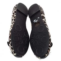 Marc Jacobs Brown/Black Animal Print Calf Hair Mouse Ballet Flats Size 37 For Women -Marc Jacobs shop luxury women marc jacobs new shoes p329376 002