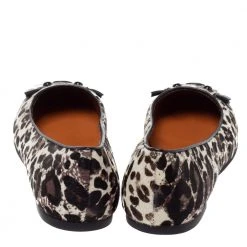 Marc Jacobs Brown/Black Animal Print Calf Hair Mouse Ballet Flats Size 37 For Women -Marc Jacobs shop luxury women marc jacobs new shoes p329376 009