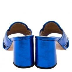 Marc Jacobs Electric Blue Leather Aurora Mules Size 37 For Women 12 Marc Jacobs Electric Blue Leather Aurora Mules Size 37 For Women -Marc Jacobs shop luxury women marc jacobs new shoes p366428 008